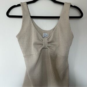 Cream Textured Bodysuit l NWT